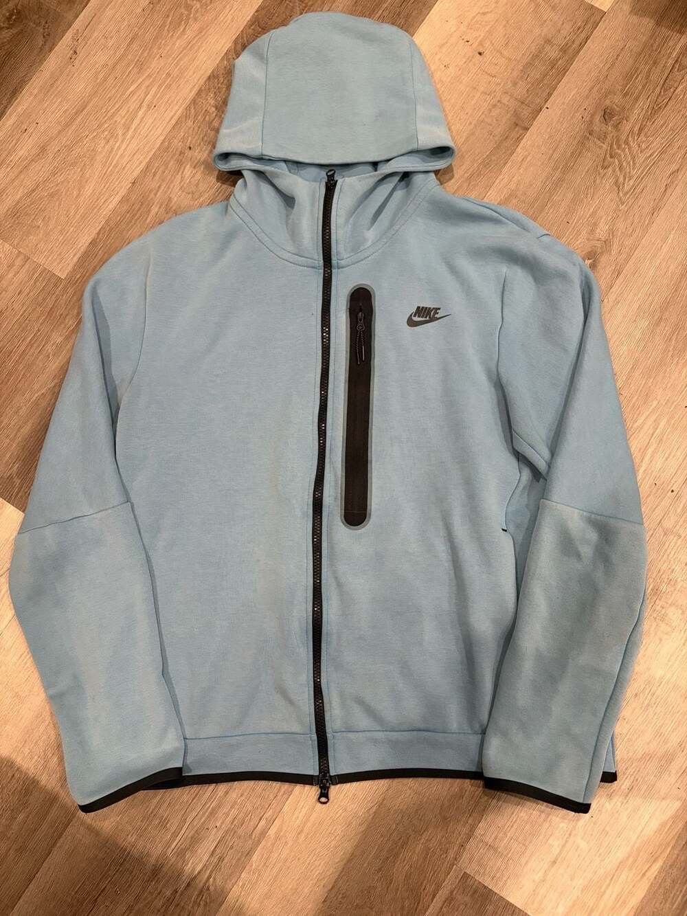 Nike Tech Fleece Full Zip Hoodie Light Blue